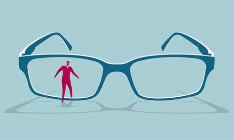 Premium Vector Businessman Is Crossing Glasses Isolated On Blue Background