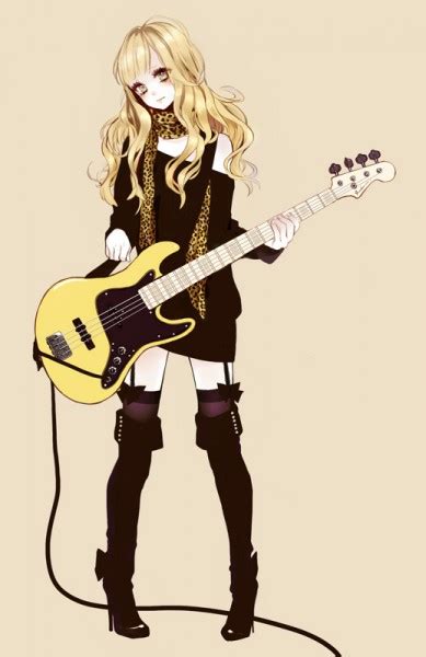 Bass Guitar Zerochan Anime Image Board