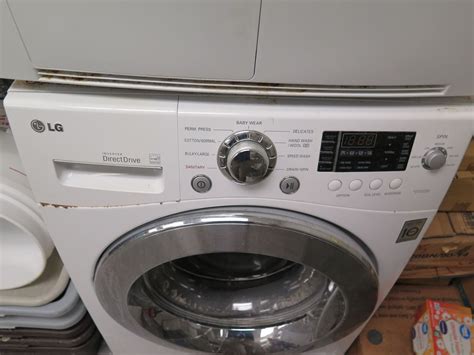 LG Direct Drive Stacking Front Loading Washer (model WM1355HW) & Dryer ...