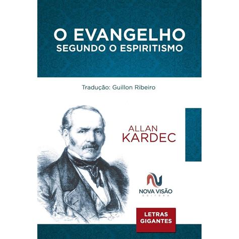 Livro O Evangelho Segundo O Espiritismo Letras Gigantes Shopee Brasil