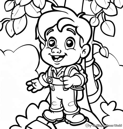 Jack And The Beanstalk Coloring Pages Free And Printable