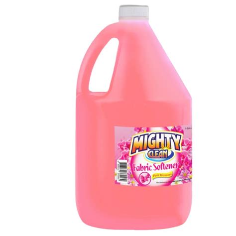 Mighty Clean Fabcon Pink Blossom Fabric Softener Pink 1 Gallon