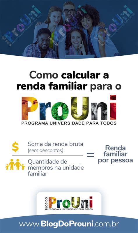 Como Calcular A Renda Familiar Por Pessoa Para O Prouni