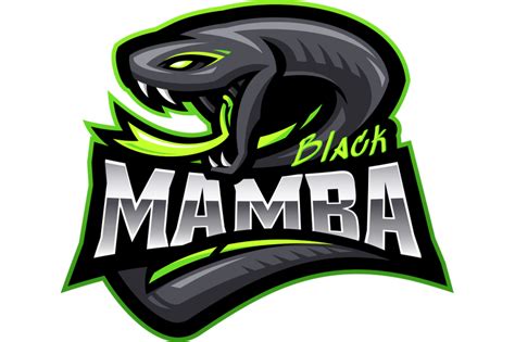 Mamba esport mascot logo design By Visink | TheHungryJPEG