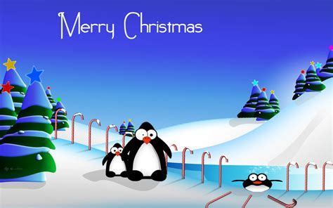 Christmas Penguin Wallpaper - WallpaperSafari