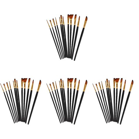 Pcs Water Color Paint Brushes Nylon Hair Paint Brushes Acrylic