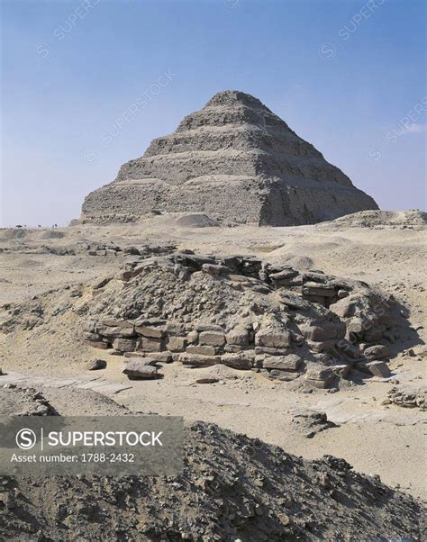 Egypt Cairo Ancient Memphis Unesco World Heritage List 1979 Saqqara Funerary Monument