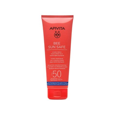 Apivita Bee Sun Safe Hydra Fresh Face Body Milk SPF 50 Farma City