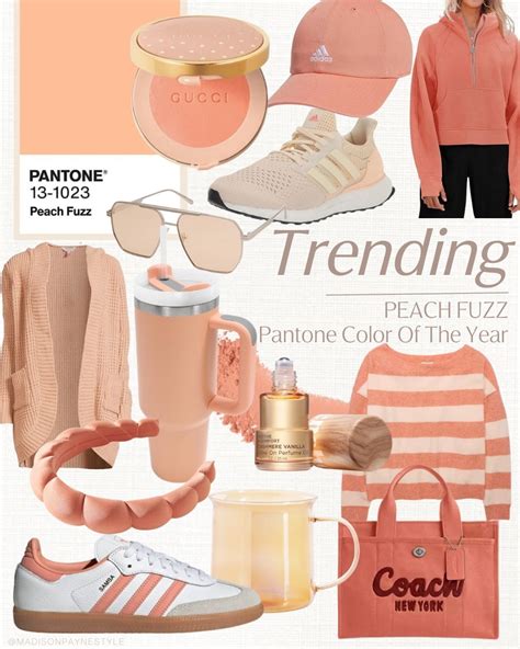 Pantone Color Of The Year Peach Fuzz Madison Payne