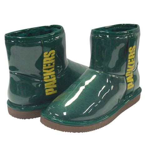 Cuce Womens Cuce Green Green Bay Packers Water Resistant Faux