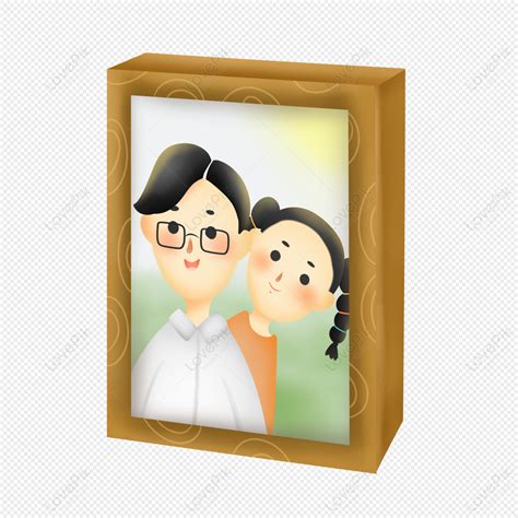 Father And Daughter Taking Photo Frame PNG Transparent And Clipart ...