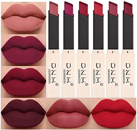 Amazon Evpct DNM 6Pcs Dark Ruby Red Mauve Plum Purple Nude Beige