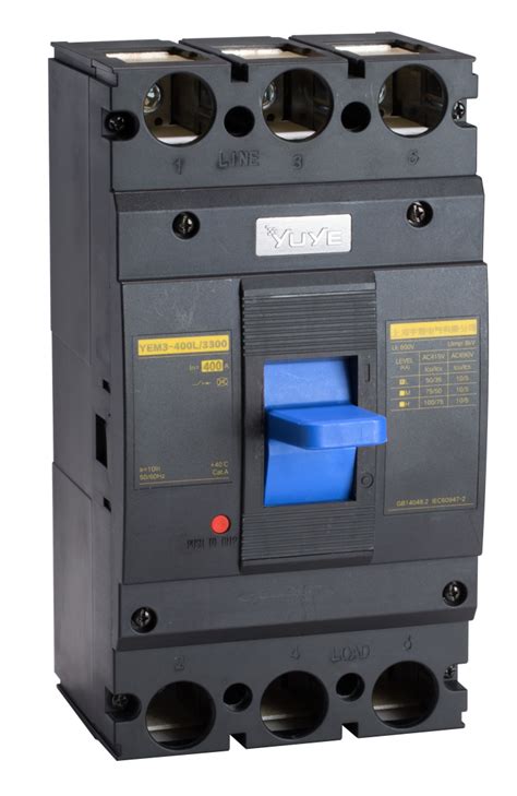 Yuye Mccb Breaker Switch 1000v 63a 125a 250a 400a Moulded Case Circuit