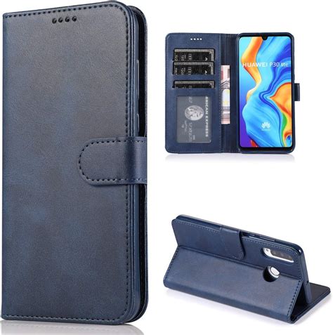 Ruipower Handyhülle Für Huawei P30 Lite Hülle Premium Leder Pu Flip