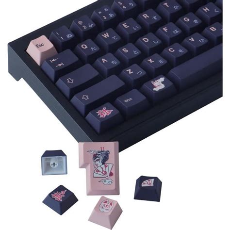 Pbt Keycaps Touches Par Sublimation Cherry Profile Keycaps