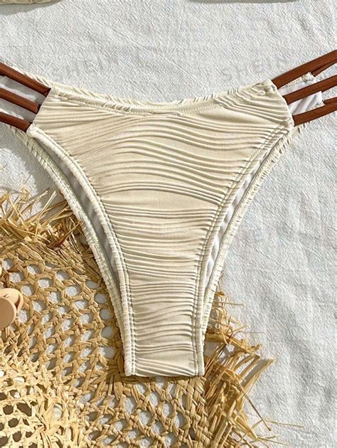 SHEIN Swim Vcay Women S Summer Beach Color Blocked Ruched Hollow Out Sexy Bikini Set SHEIN USA