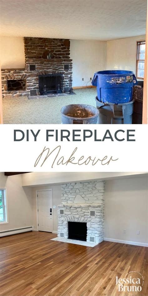 DIY Fireplace Makeover | Four Generations One Roof