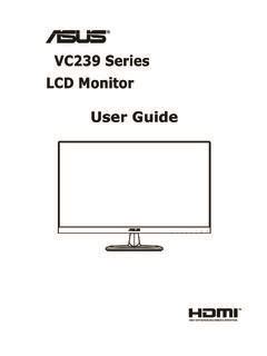 Vc Series Lcd Monitor User Guide Cnet Vc Series Lcd Monitor