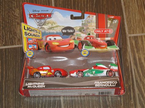 New Cars 2 Target Exclusive Lightning McQueen Francesco Bernoulli Toy ...