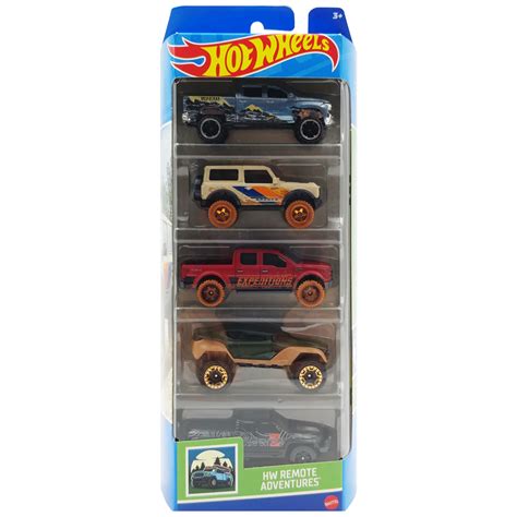 Bộ 5 Siêu Xe Hot Wheels 1806H HW Remote Adventures FAHASA