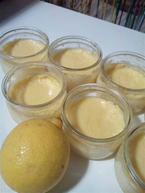 Petites pots de crème au citron Humm A Vos Fourchettes