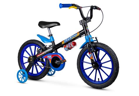 BIKE BICICLETA INFANTIL NATHOR ARO 16 MENINO TECH BOYS 5 A 8 ANOS você