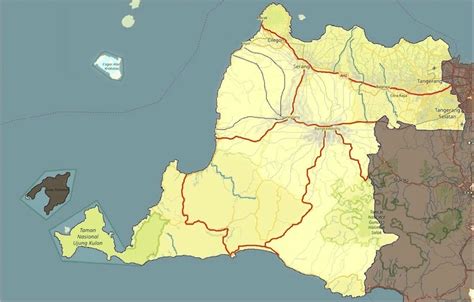 Map of Banten province in Indonesia | Download Scientific Diagram