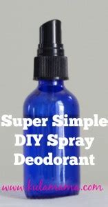 DIY Spray Deodorant With Magnesium