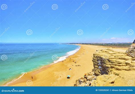 Cabo De Trafalgar Beach Barbate Spain Editorial Photo Image Of