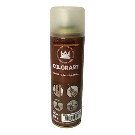 Tinta Spray Verniz Fosco Para Madeira Colorart Ml Shopee Brasil