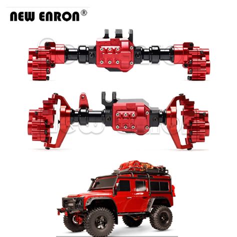 1pair 8241 8242 Full Alloy Front Rear Portal Axle Housing Casting Complete For 110 Rc Crawler