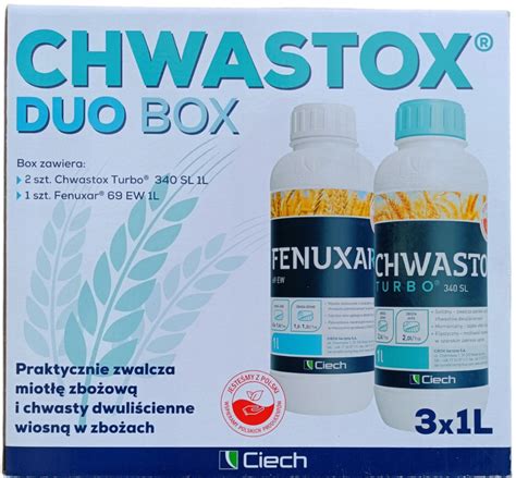 Zestaw płynów przeciwko chwastom Ciech Chwastox Turbo 3x1 l porównaj