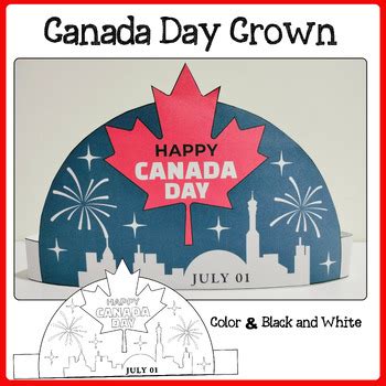 Canada Day Craft Hat Craft Crown Craft Headband Coloring Activities ...