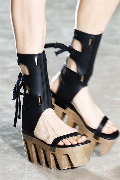 Rick Owens Spring 2015 Ready To Wear Fashion Show Details Vogue Funky Shoes Fashion Shoes