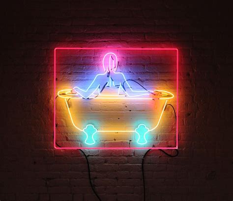 Female Behaviour Artist Kate Hush Puts Naughty Wicked Women In Neon