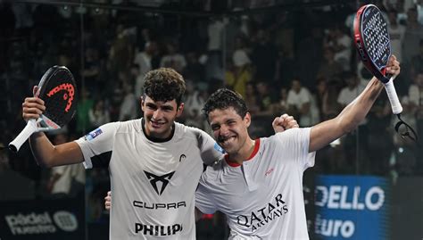 Agust N Tapia Y Arturo Coello Campeones Del Italy Major Premier Padel