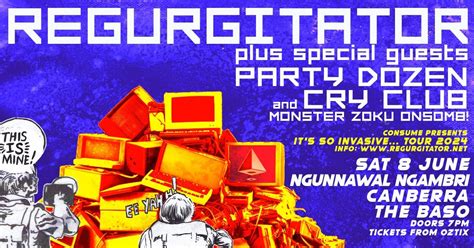 Regurgitator Its So Invasive Tour 2024 Sat 8 June Ngunnawal Ngambri