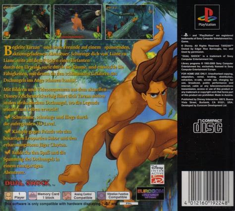 Disney S Tarzan Cover Or Packaging Material MobyGames