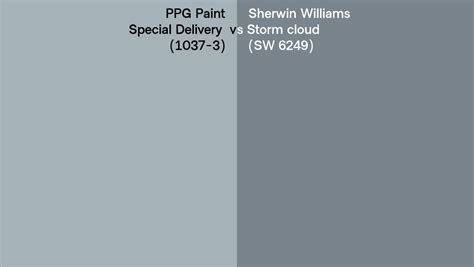 Ppg Paint Special Delivery Vs Sherwin Williams Storm Cloud Sw