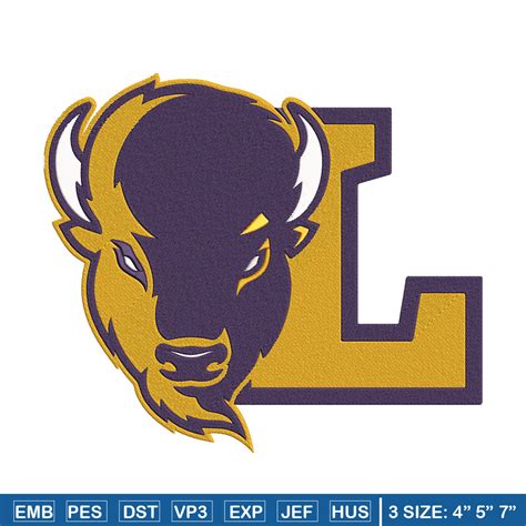 Lipscomb Bisons Logo Embroidery Design Ncaa Embroidery Embro Inspire