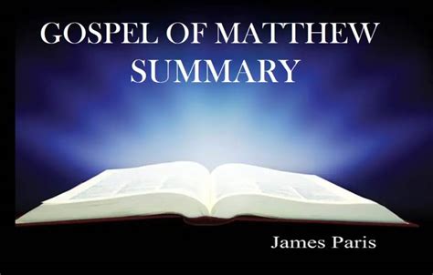 Gospel Of Matthew Summary – The Bible Brief