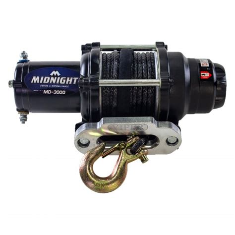 Viper Winches® Atvutv Midnight Winch