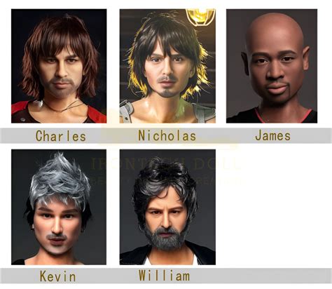 Irontech Tpe Male Sex Doll Heads Coeros