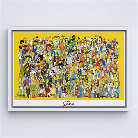 The Simpsons Photo The Simpsons 20th Anniversary Poster 40 Off