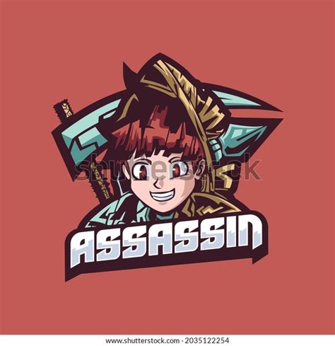 Assassin Mascot Esport Logo Design Stock Vector Royalty Free 2035122254 Shutterstock