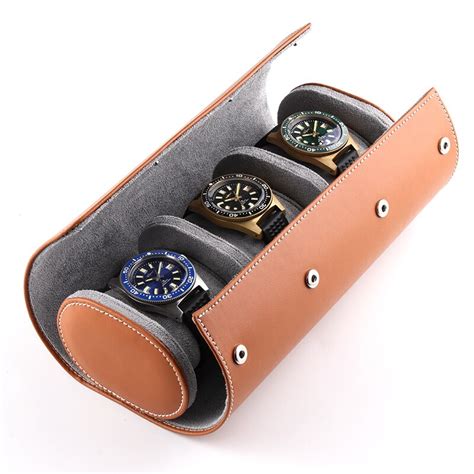 1 3 6 Grids Watch Box Lederen Horloge Case Houder Grandado