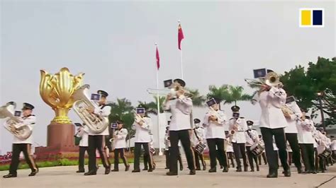 Watch Live Hk Flag Raising Ceremony Marks Chinas 72nd National Day