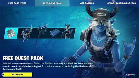 How To Obtain The Coldest Circles Quest Pack For Free In Fortnite 22esport Gg