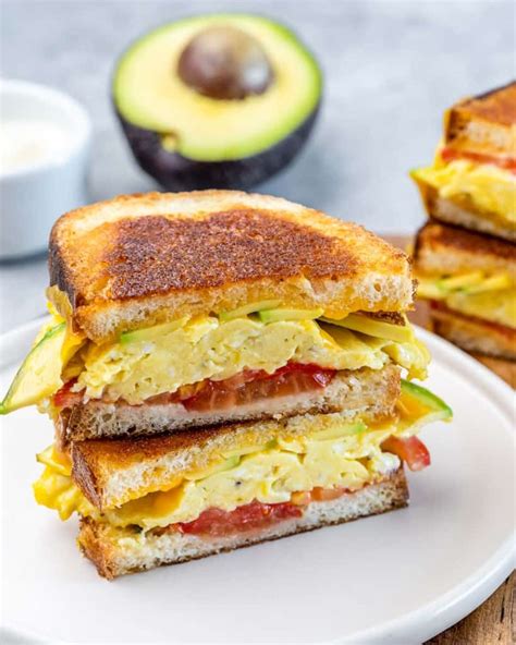 Breakfast Egg Sandwich - Healthy Fitness Meals