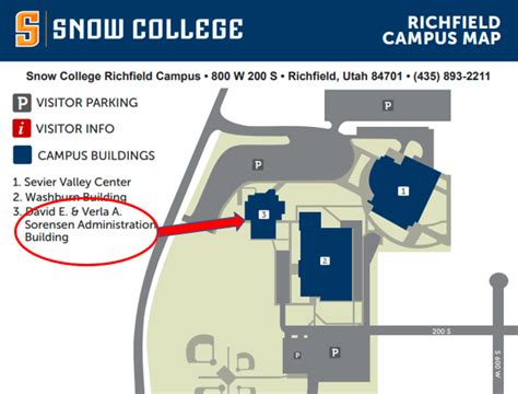 Snow College Campus Map - Wynne Karlotte